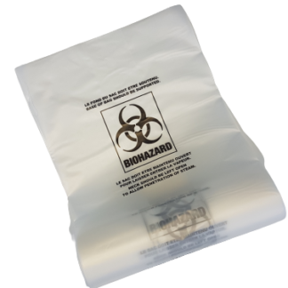 HDPE Biohazard Waste Disposal Bag 400x780 mm (25 PCS/roll)