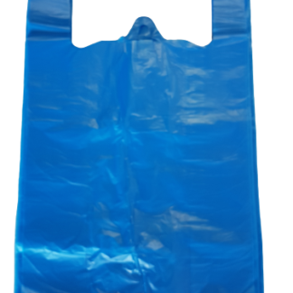 HDPE T-Shirt Bag Blue 250x450 mm (100 PCS/pack)